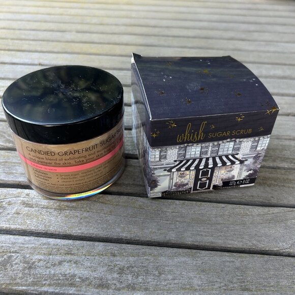 Whish Candied Grapefruit Sugar Scrub NIB 8 oz. - Picture 3 of 6